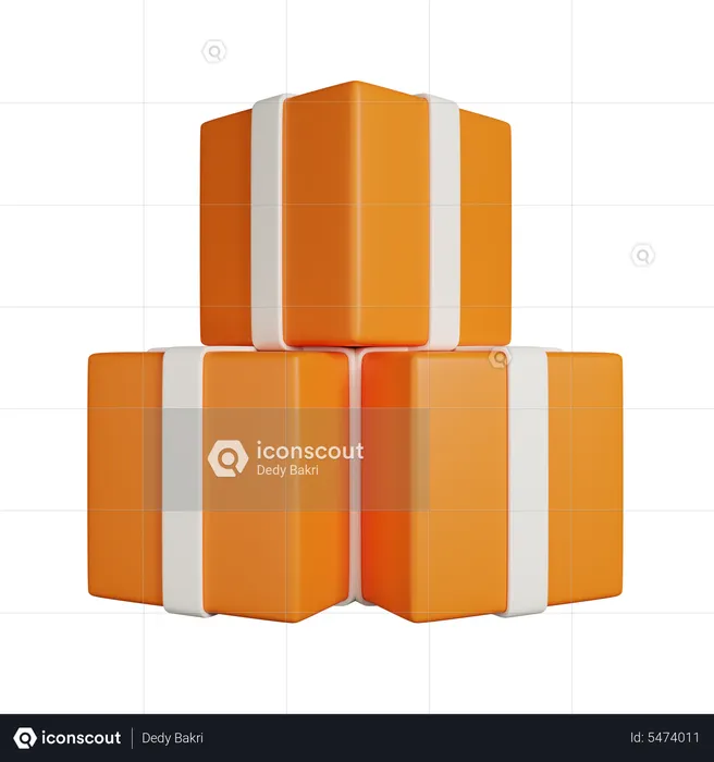 Delivery Box 3D Icon  3D Icon