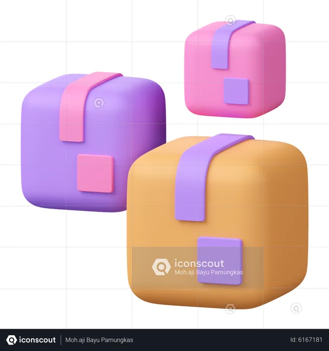 Delivery Box  3D Icon