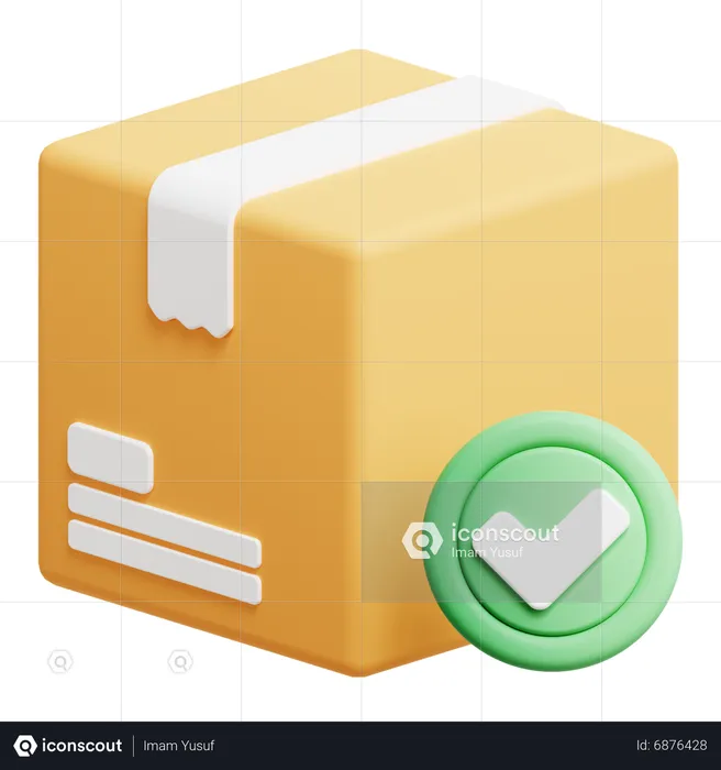 Delivery Box  3D Icon