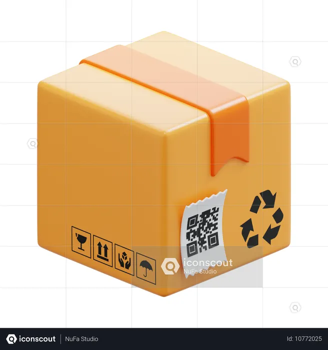 Delivery Box  3D Icon
