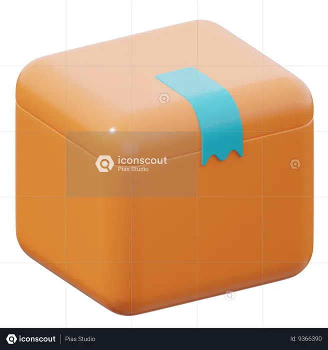 Delivery Box  3D Icon