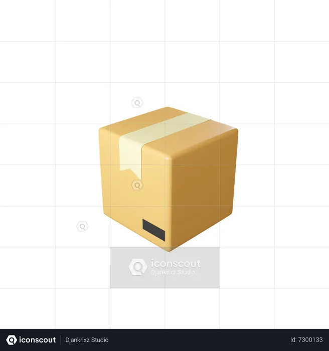 Delivery Box  3D Icon