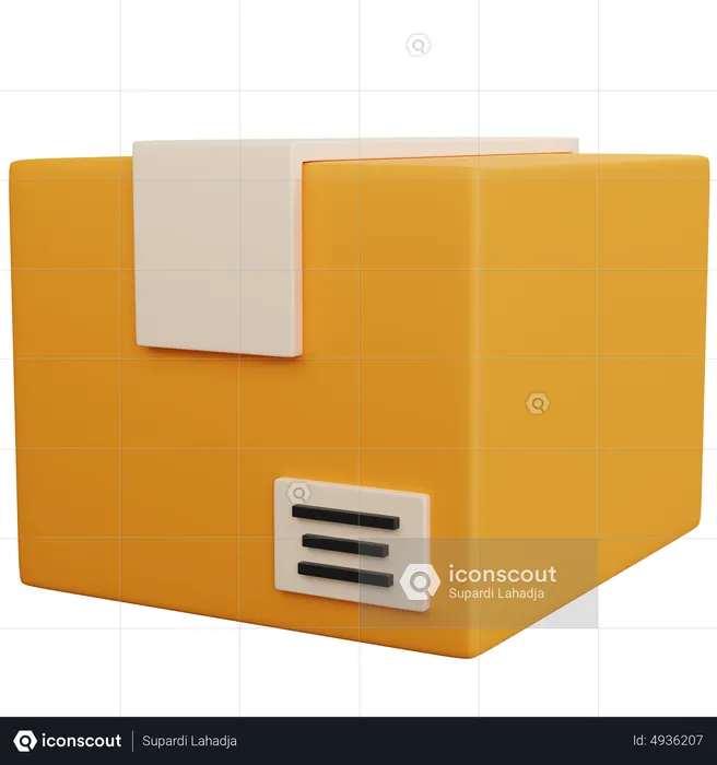 Delivery Box  3D Icon