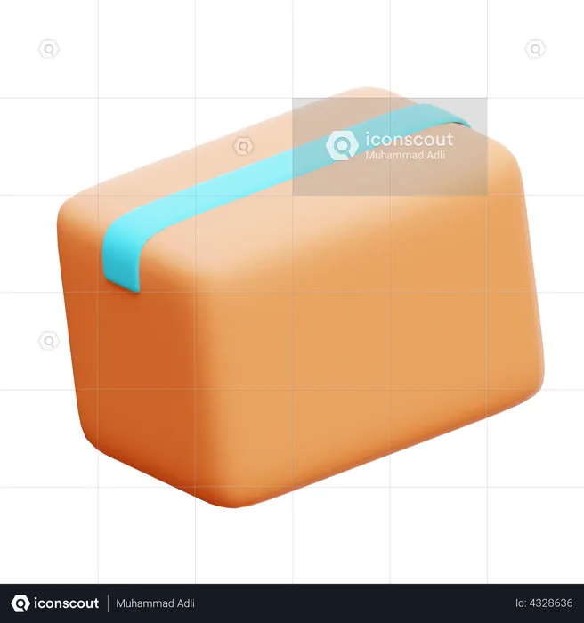 Delivery Box  3D Illustration