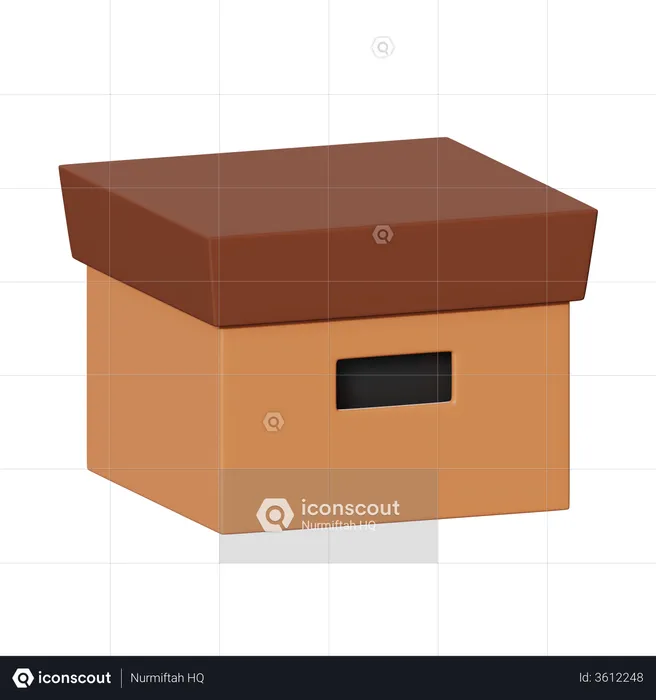 Delivery Box  3D Illustration