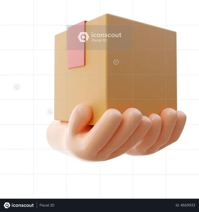 Delivery box  3D Illustration