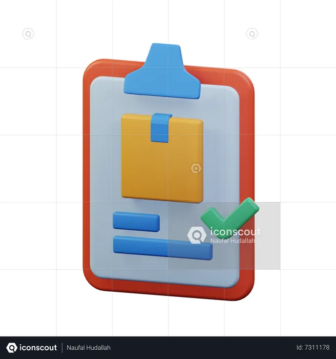 Delivery Complete  3D Icon