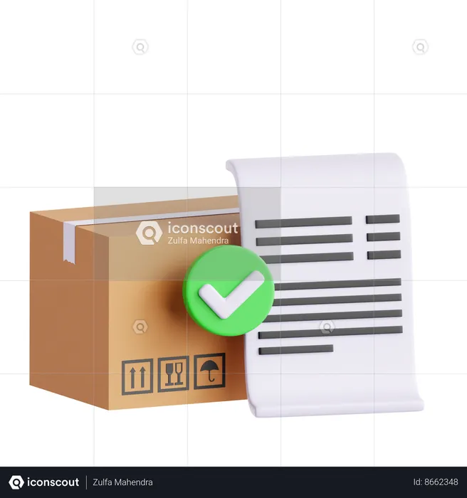 Delivery Confirmed  3D Icon