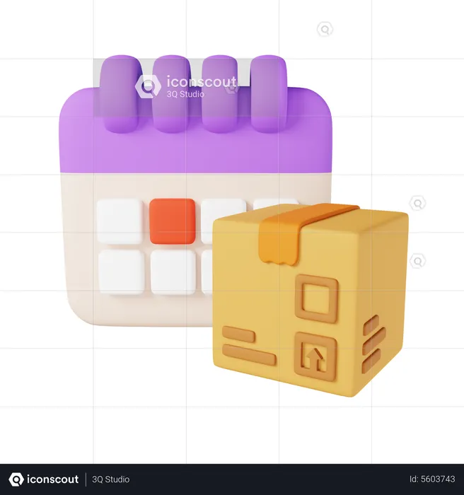 Delivery Day  3D Icon