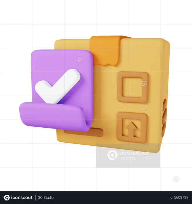 Delivery Done  3D Icon
