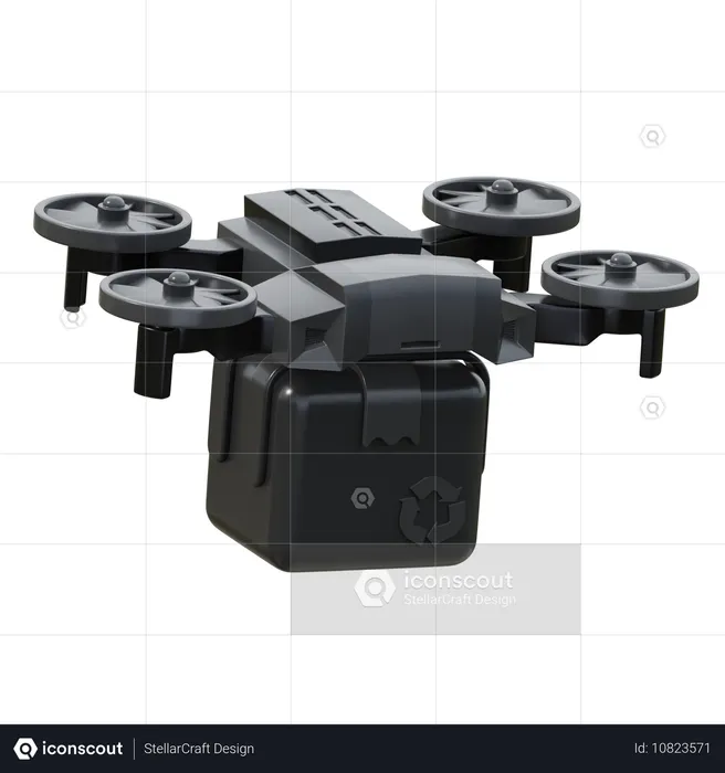 Delivery Drone  3D Icon