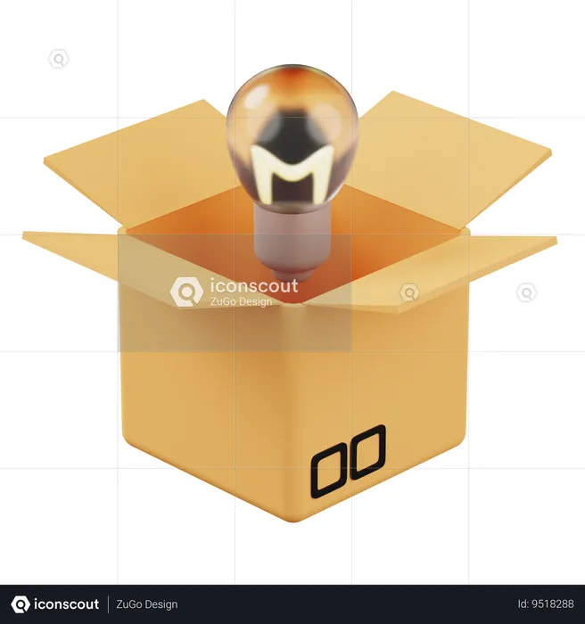 Delivery Idea  3D Icon
