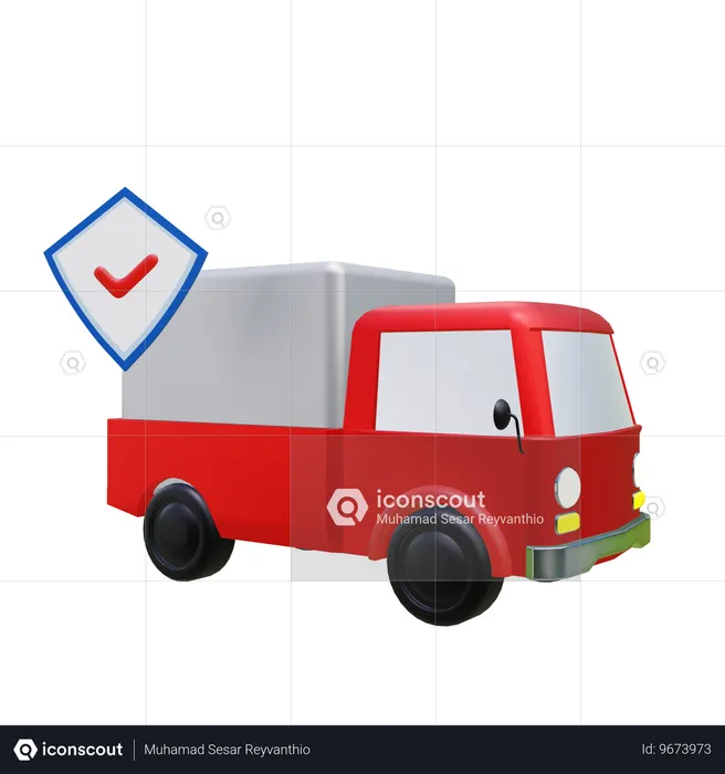 Delivery insurance  3D Icon