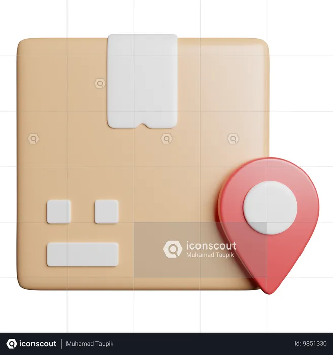 Delivery Location  3D Icon