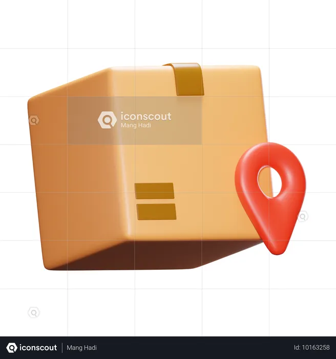 Delivery Location  3D Icon