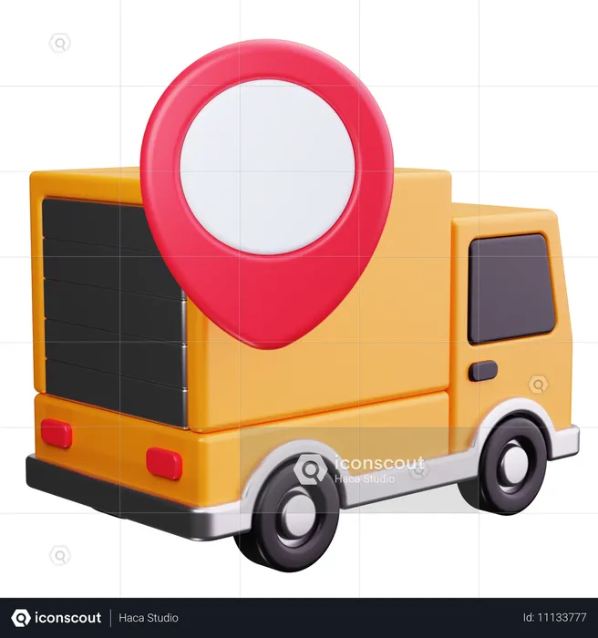 Delivery Location  3D Icon