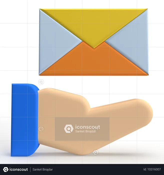 Delivery Mail  3D Icon