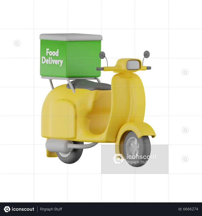 Delivery Motor  3D Icon