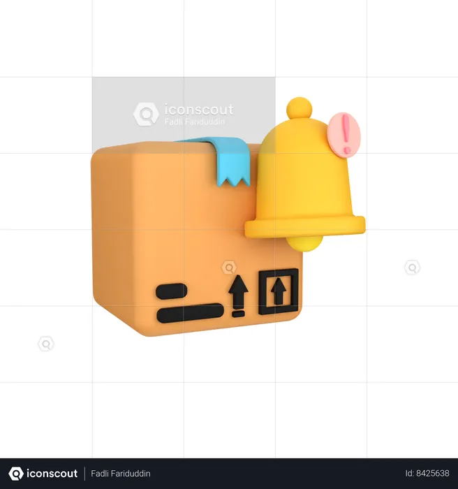 Delivery Notification  3D Icon