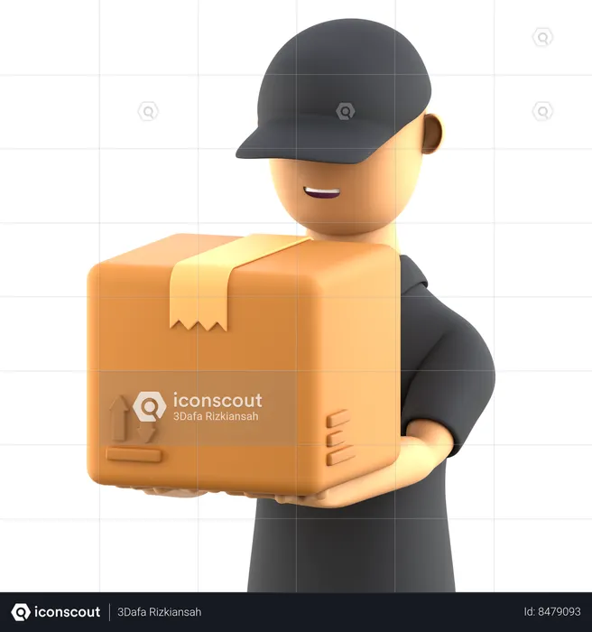 Delivery Person  3D Icon