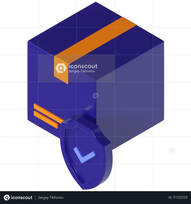 Delivery Protection  3D Icon