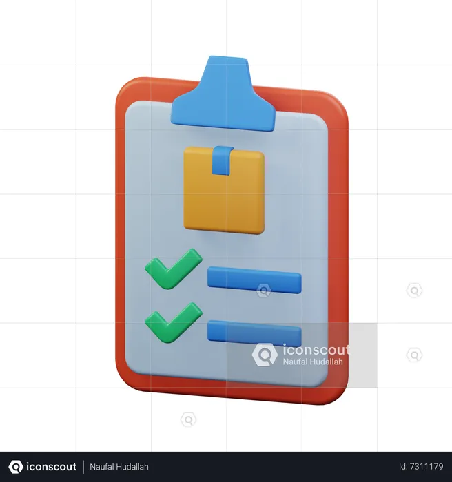 Delivery Report  3D Icon