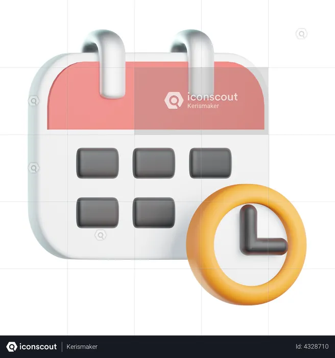 Delivery Schedule  3D Icon