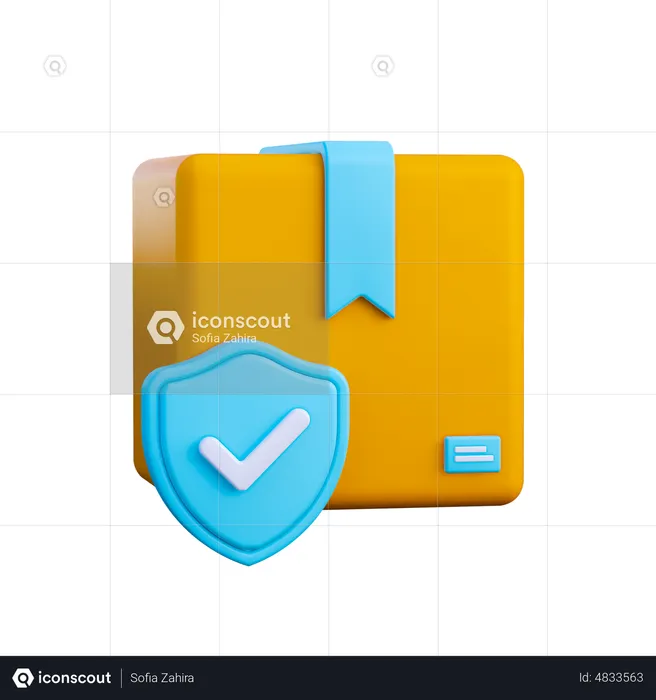 Delivery Security  3D Icon