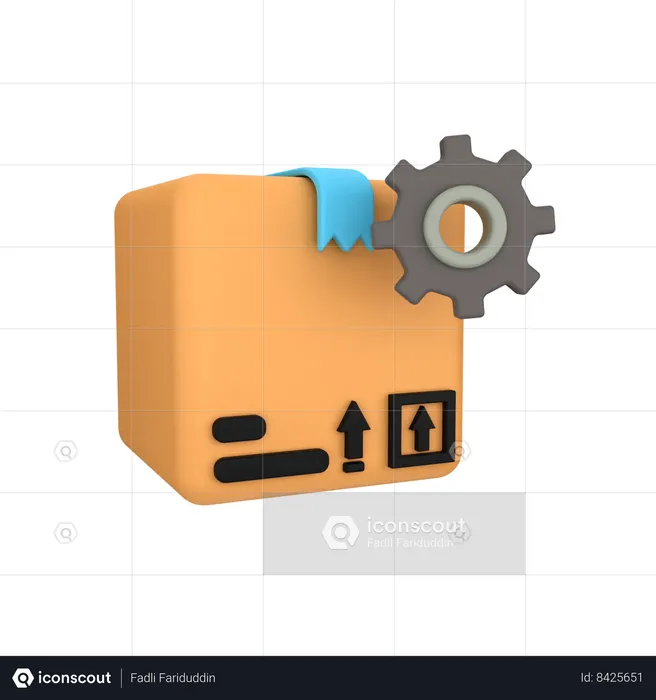Delivery Setting  3D Icon