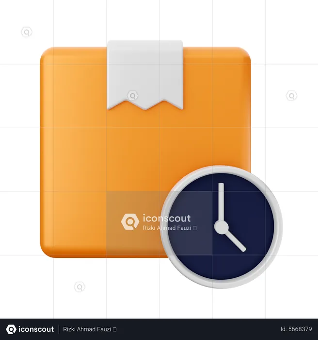 Delivery Time  3D Icon