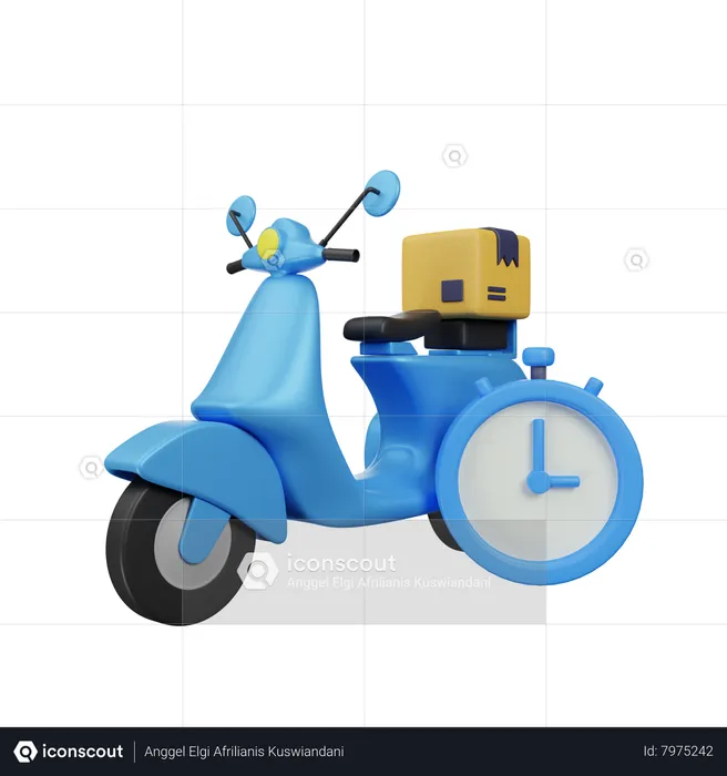 Delivery Time  3D Icon