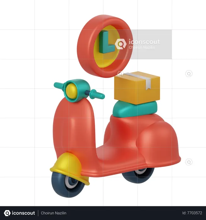 Delivery Time  3D Icon