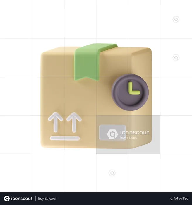 Delivery Time  3D Icon