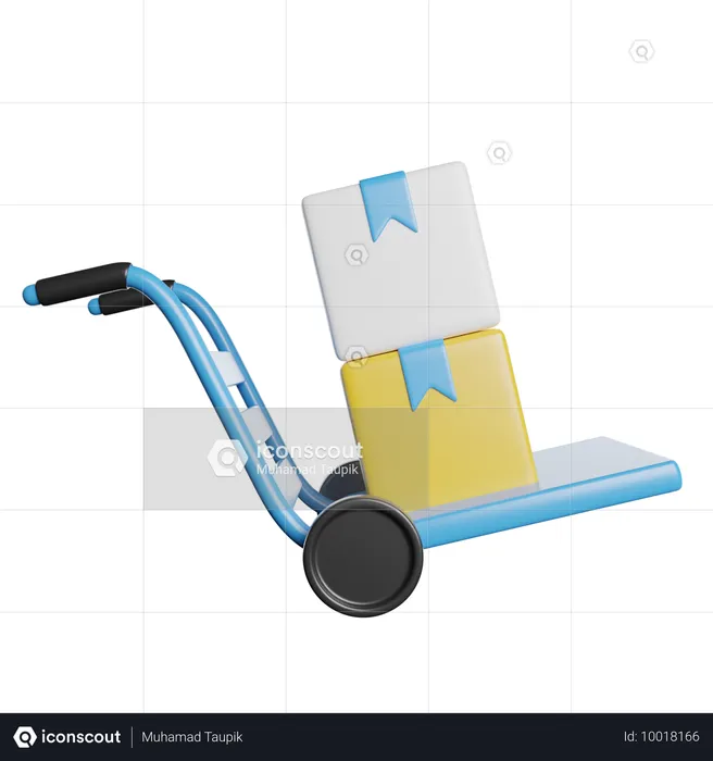 Delivery trolley  3D Icon