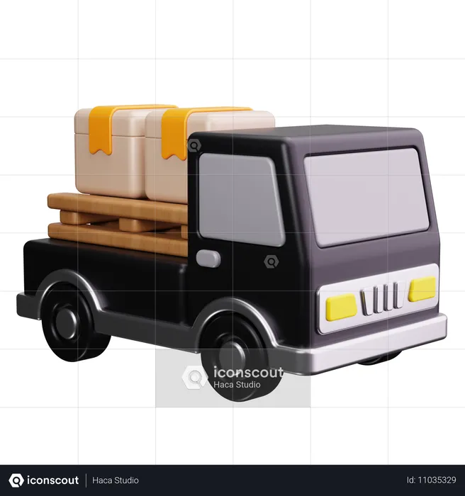 Delivery Truck  3D Icon