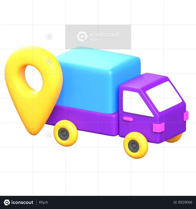 Delivery Truck  3D Icon