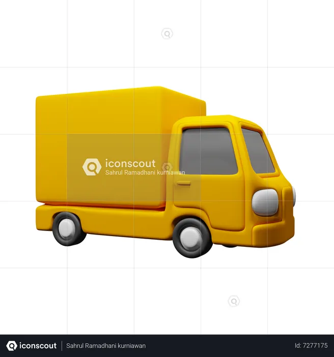 Delivery Truck  3D Icon