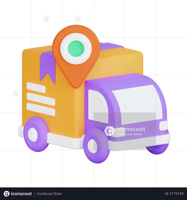 Delivery Truck  3D Icon