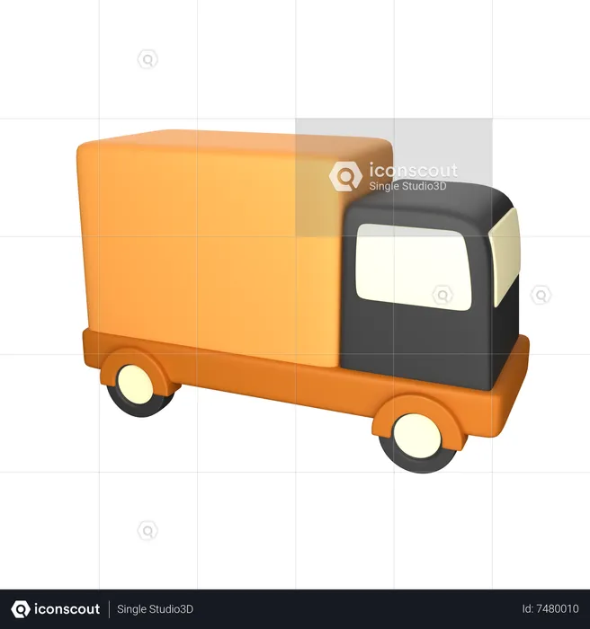 Delivery Truck  3D Icon