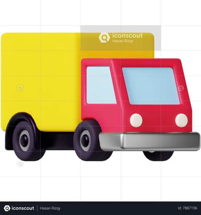 Delivery Truck  3D Icon