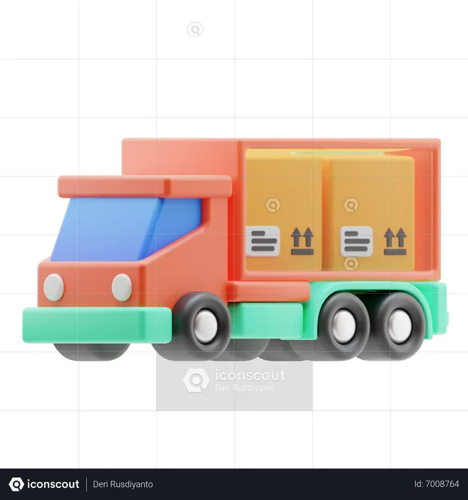 Delivery Truck  3D Icon