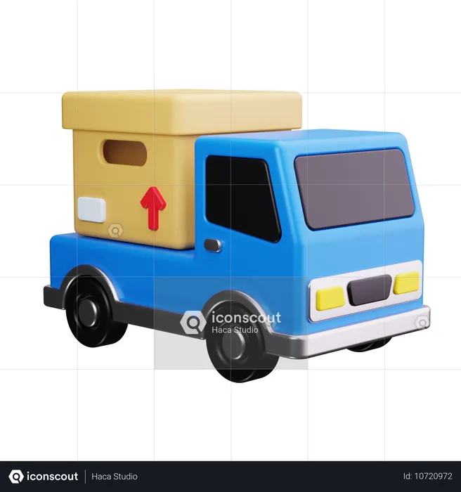 Delivery Truck  3D Icon