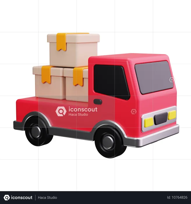 Delivery Truck  3D Icon