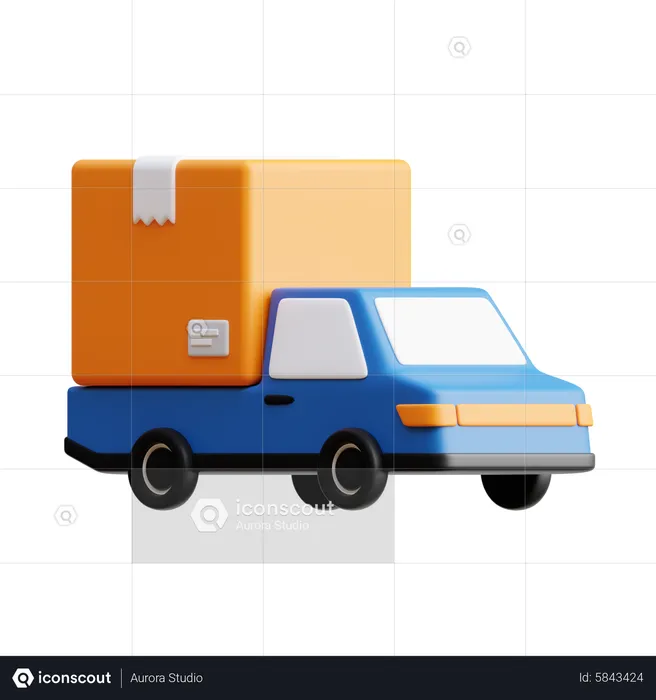 Delivery Truck  3D Icon