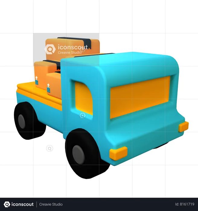 Delivery Truck  3D Icon