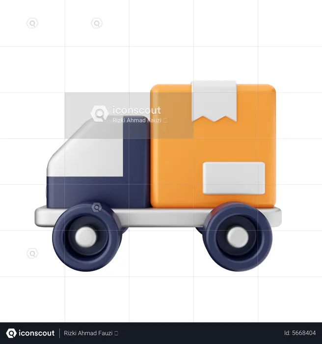 Delivery Truck  3D Icon