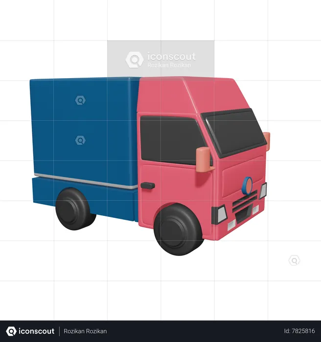 Delivery Truck  3D Icon