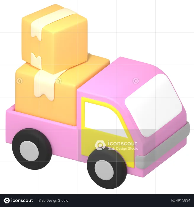 Delivery Truck  3D Icon