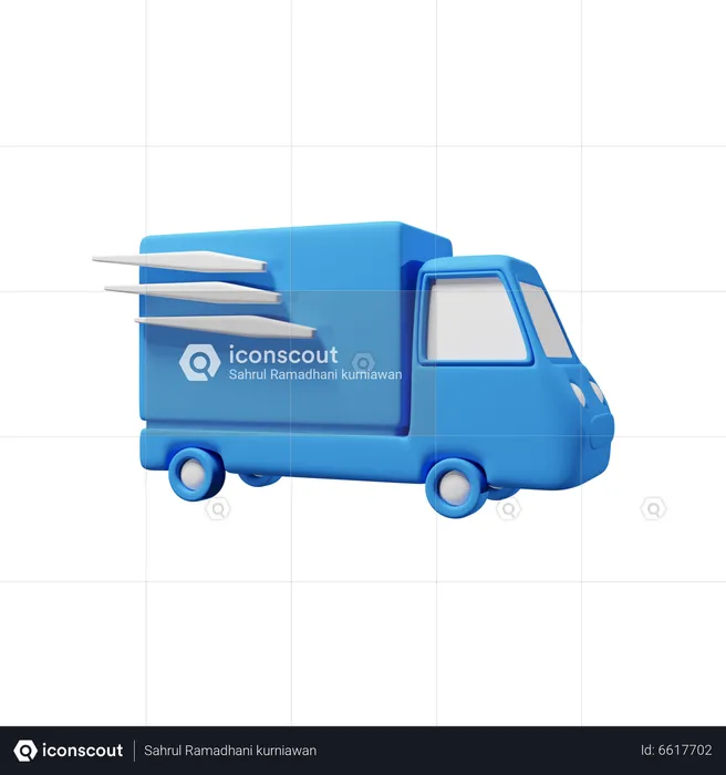 Delivery Truck  3D Icon