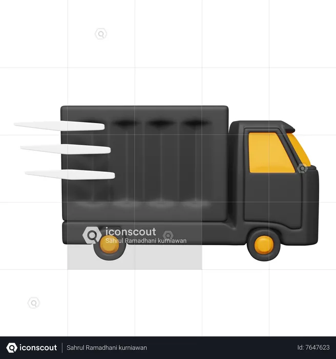 Delivery Truck  3D Icon